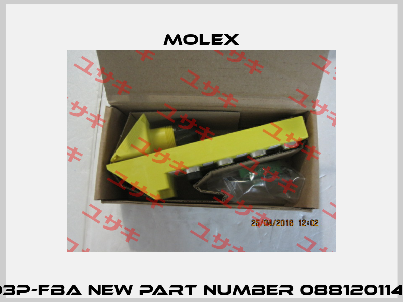 BTY803P-FBA new part number 0881201140082   Molex
