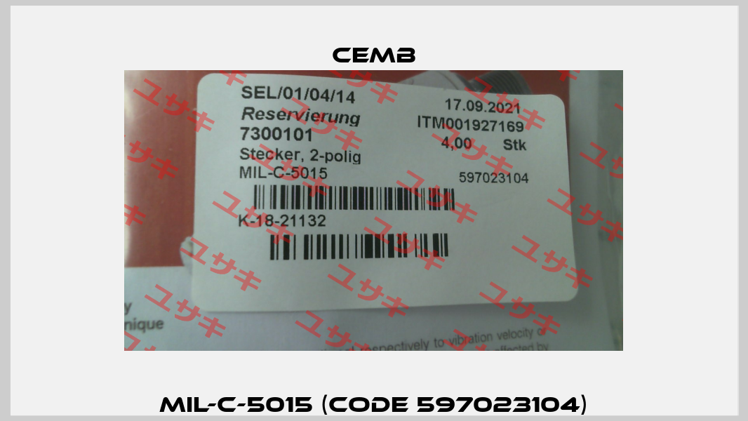MIL-C-5015 (Code 597023104) Cemb