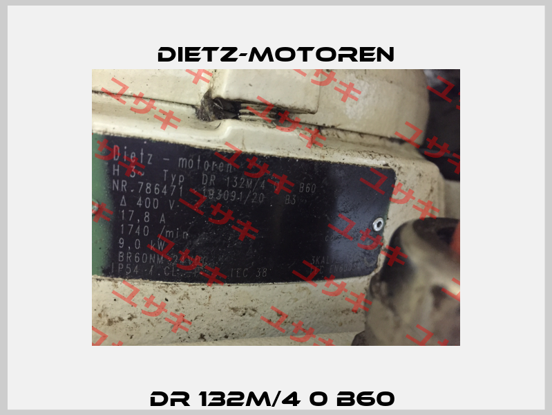DR 132M/4 0 B60  Dietz-Motoren