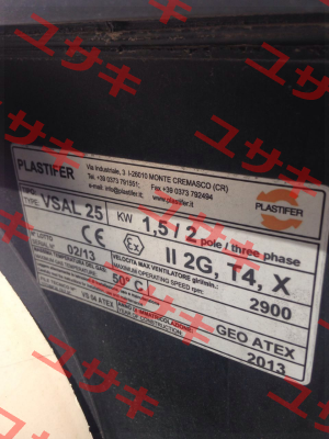 VSAL25 Plastifer