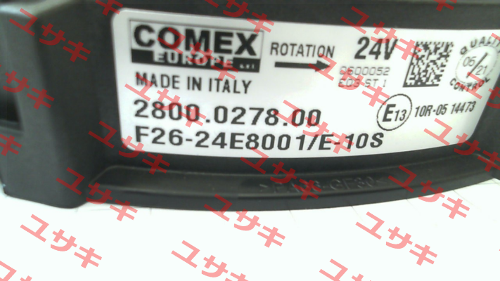 P/N: 58013, Type: F26-24E8001-10S Comex