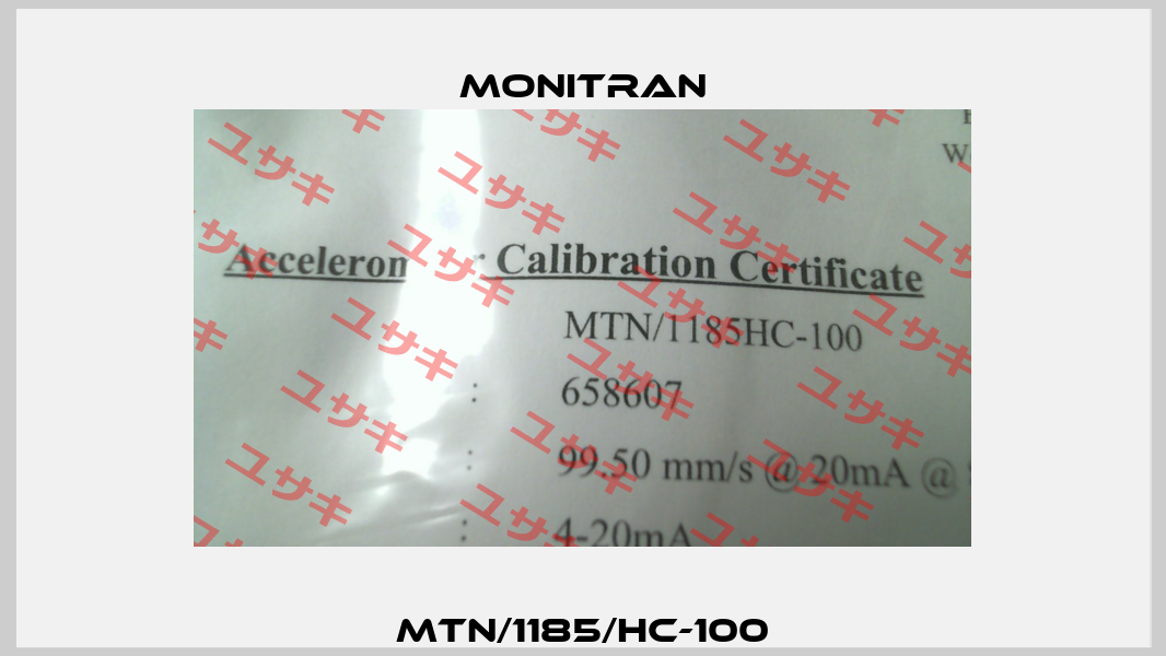 MTN/1185/HC-100 Monitran