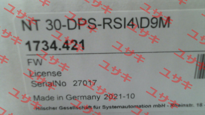 NT 30-DPS-RSI4/D9M Hilscher