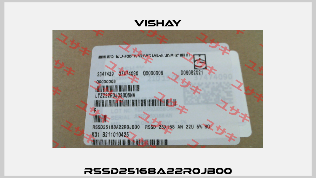 RSSD25168A22R0JB00 Vishay
