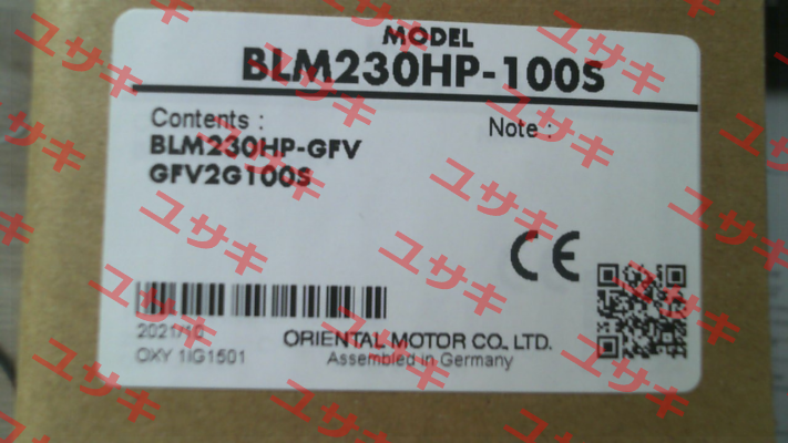 BLM230HP-100S (BLM230HP-GFV +GFV2G100S) Oriental Motor