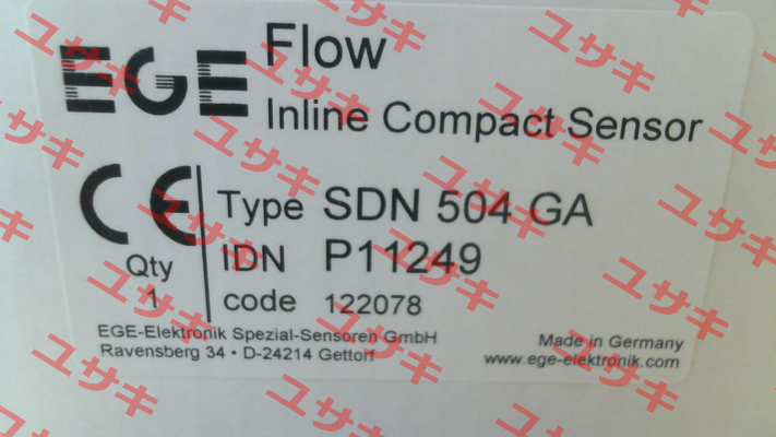 P11249, Type: SDN 504 GA Ege