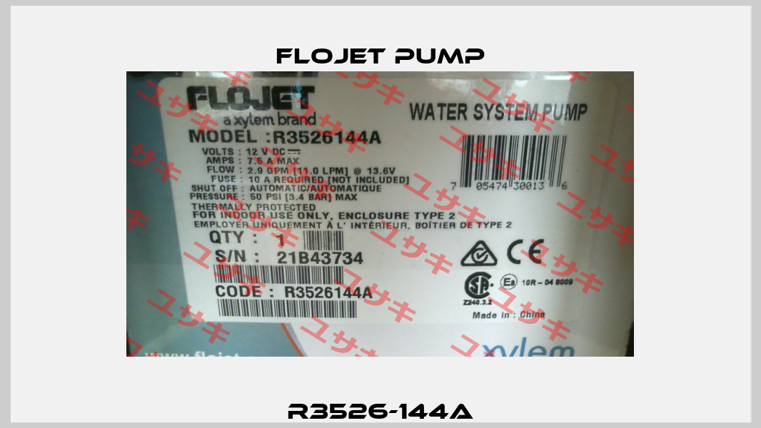 R3526-144A Flojet Pump