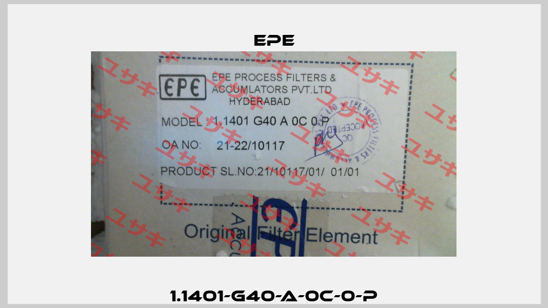 1.1401-G40-A-0C-0-P Epe