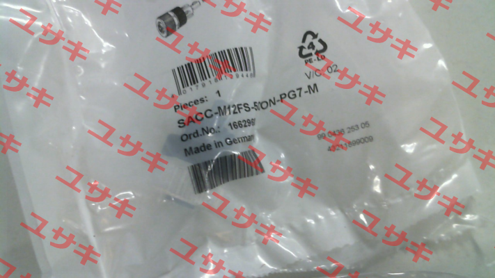 p/n: 1662968, Type: SACC-M12FS-5CON-PG 7-M Phoenix Contact