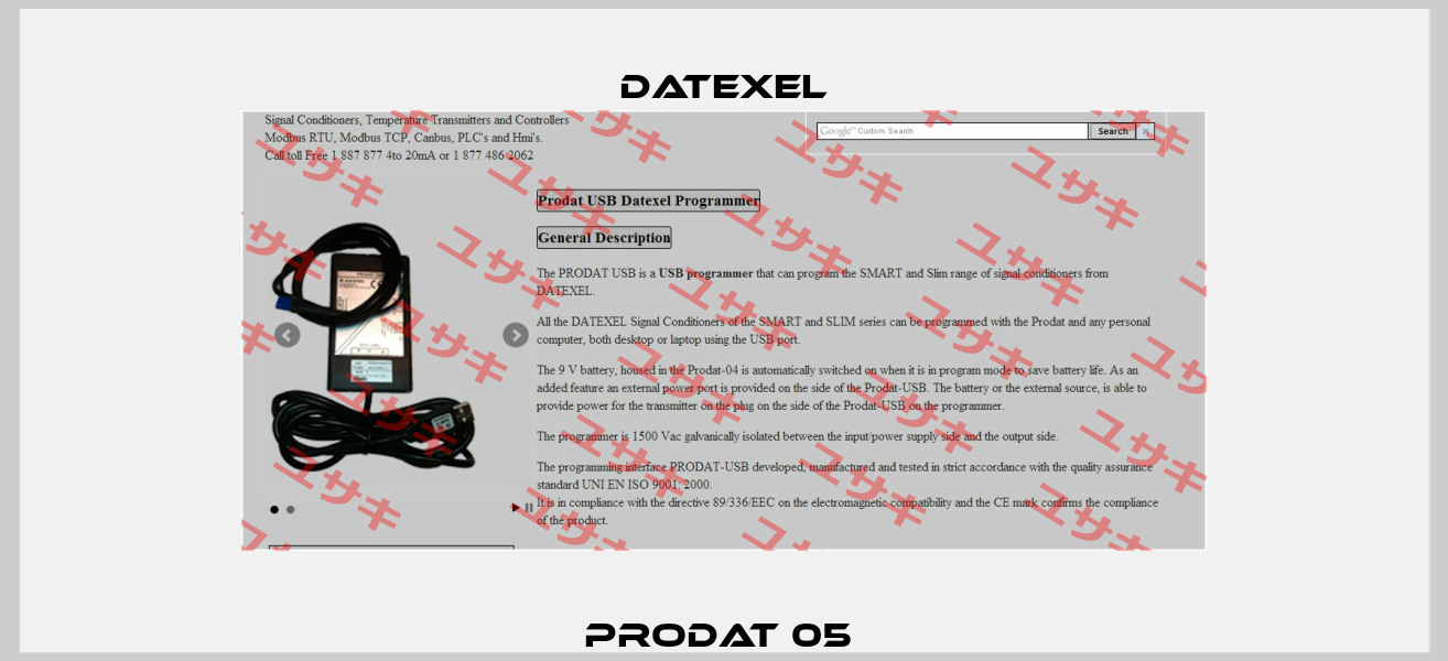 PRODAT 05  Datexel