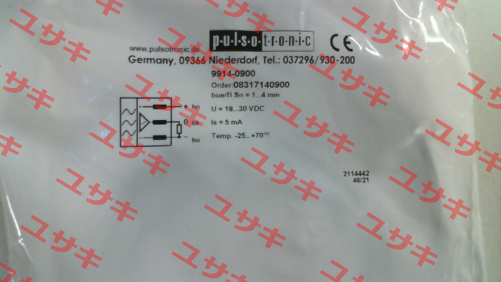 08317140900 / KJ4-M18MB80-ANU Pulsotronic