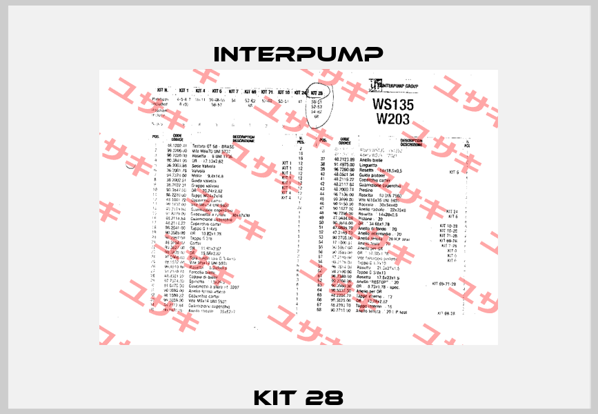 KIT 28 Interpump