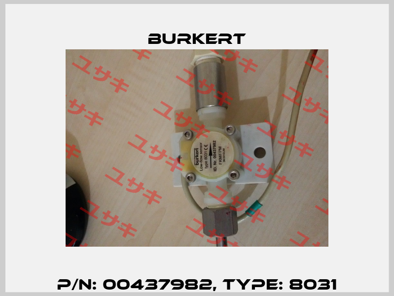 P/N: 00437982, Type: 8031 Burkert