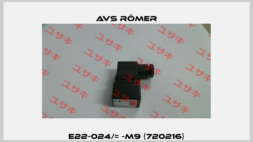 E22-024/= -M9 (720216) Avs Römer