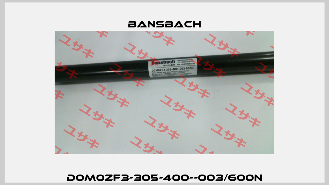 D0M0ZF3-305-400--003/600N Bansbach