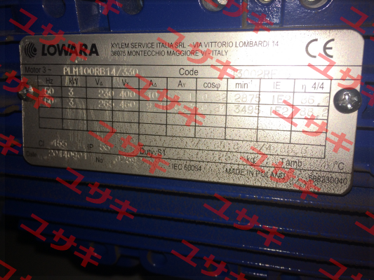 PLM100RB14/330 Lowara