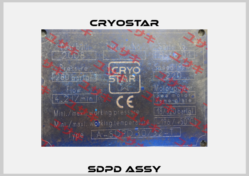SDPD Assy CryoStar