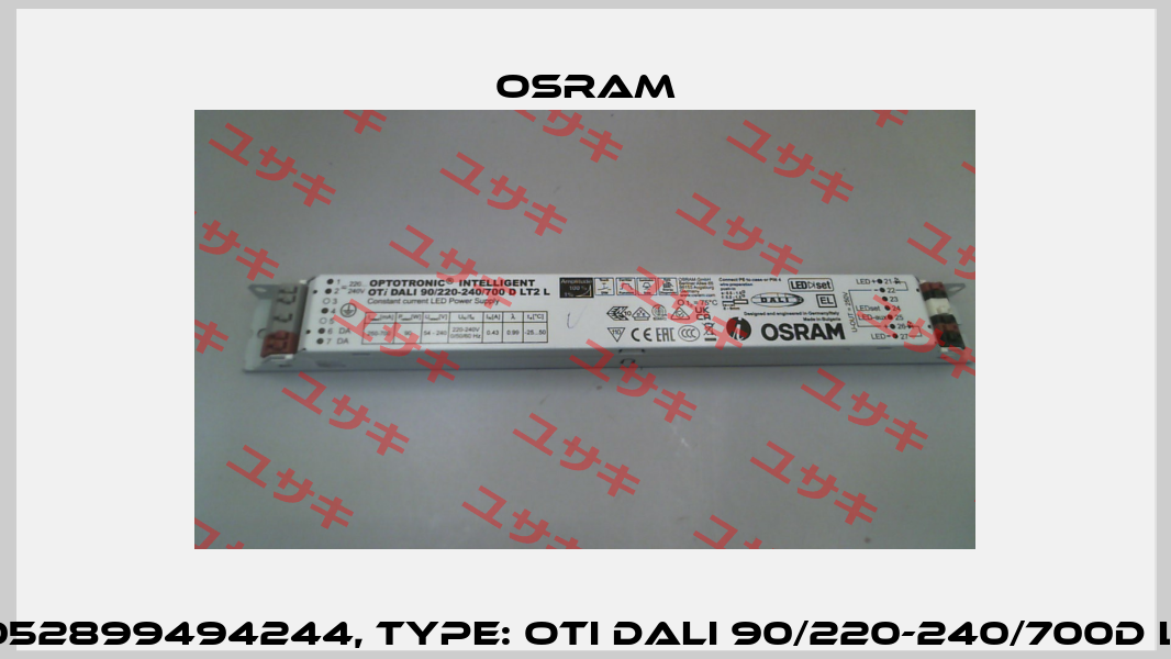 P/N: OS-4052899494244, Type: OTI DALI 90/220-240/700D LT2L VS20 Osram