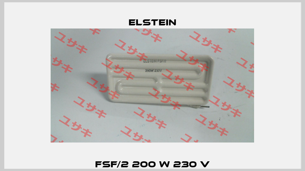 FSF/2 200 W 230 V Elstein
