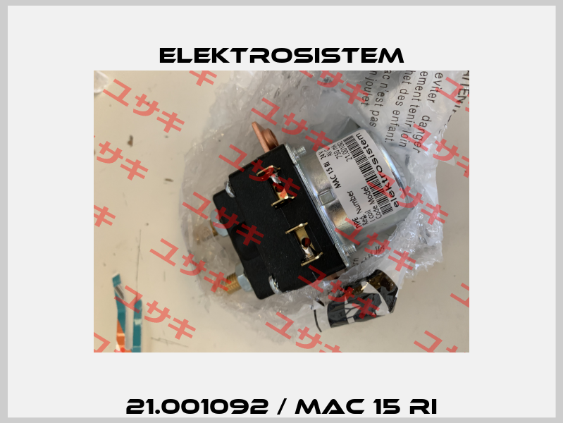 21.001092 / MAC 15 RI Elektrosistem