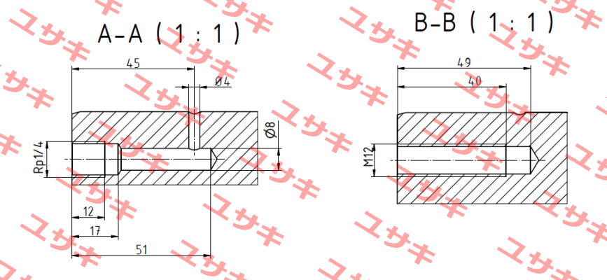 6100006RB61 /  GPN 610 U 6 Poppelmann