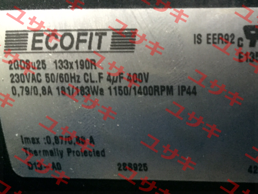 P/N: 1306444, Type: 2GDSu25-133x190R-D13-A0p Ecofit
