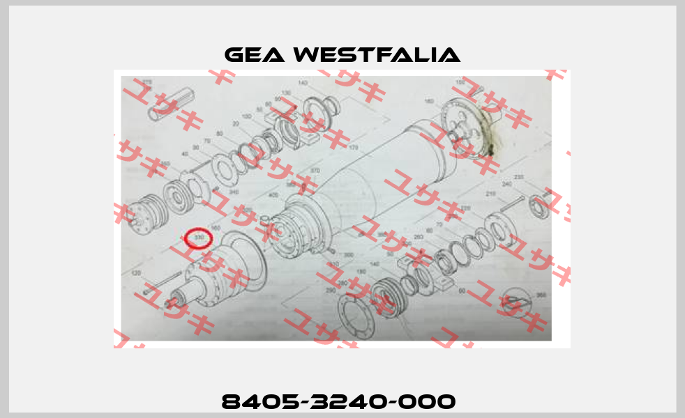 8405-3240-000  Gea Westfalia