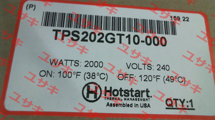 TPS202GT10-000 Hotstart