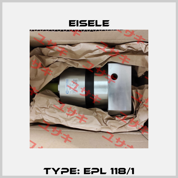 Type: EPL 118/1 Eisele