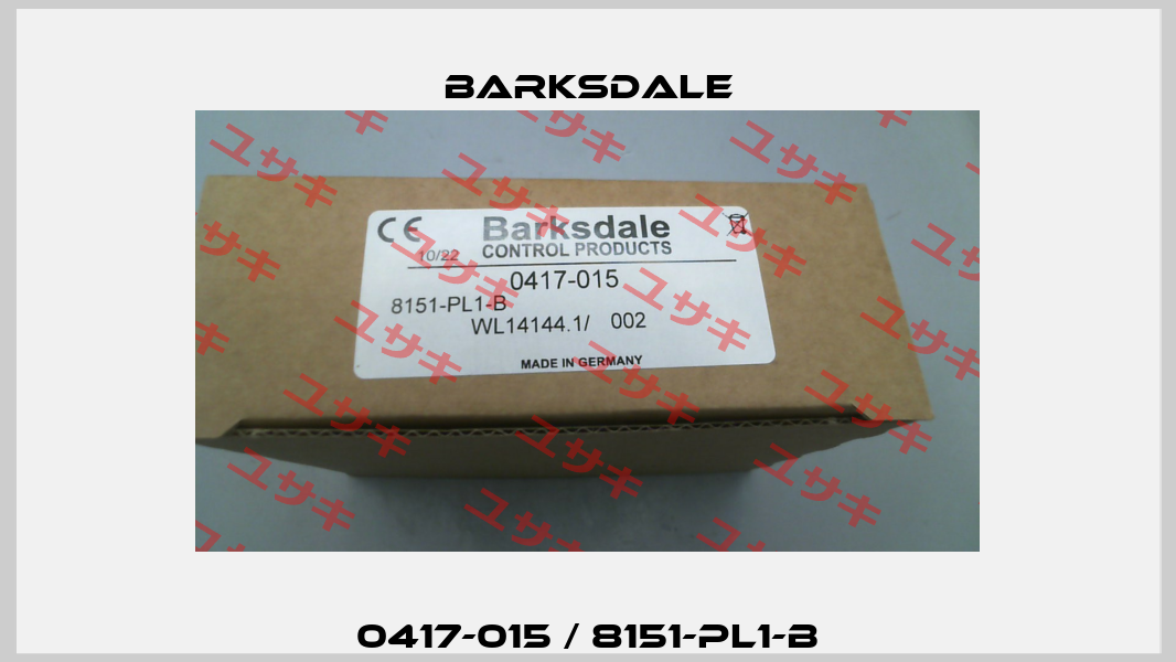 0417-015 / 8151-PL1-B Barksdale
