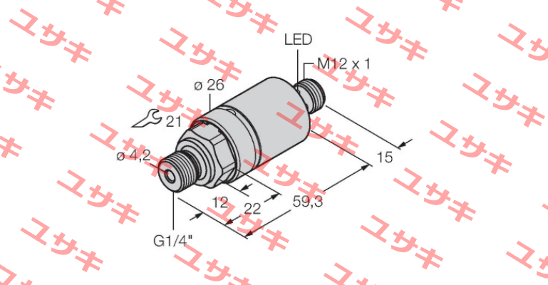 PC003V-204-2UPN8X-H1141 Turck