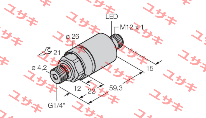 PC025V-204-2UPN8X-H1141 Turck