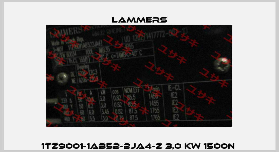 1TZ9001-1AB52-2JA4-Z 3,0 kW 1500n  Lammers