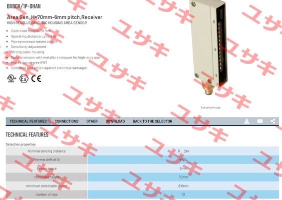 BX80A/1P-0HAN Micro Detectors / Diell (now Datasensing)