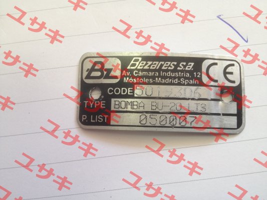5019306/BOMBA BU-20LTS  Bezares