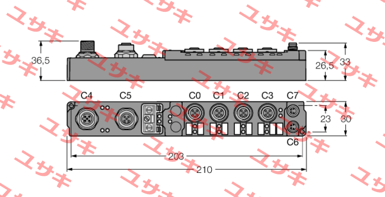 p/n: 6824432, Type: SDPB-0404D-1005 Turck