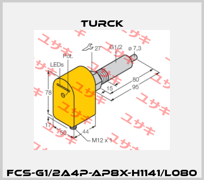 FCS-G1/2A4P-AP8X-H1141/L080 Turck
