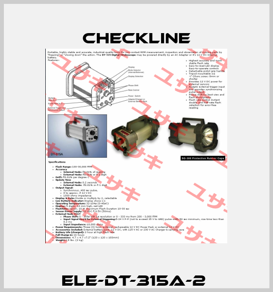 ELE-DT-315A-2  Checkline