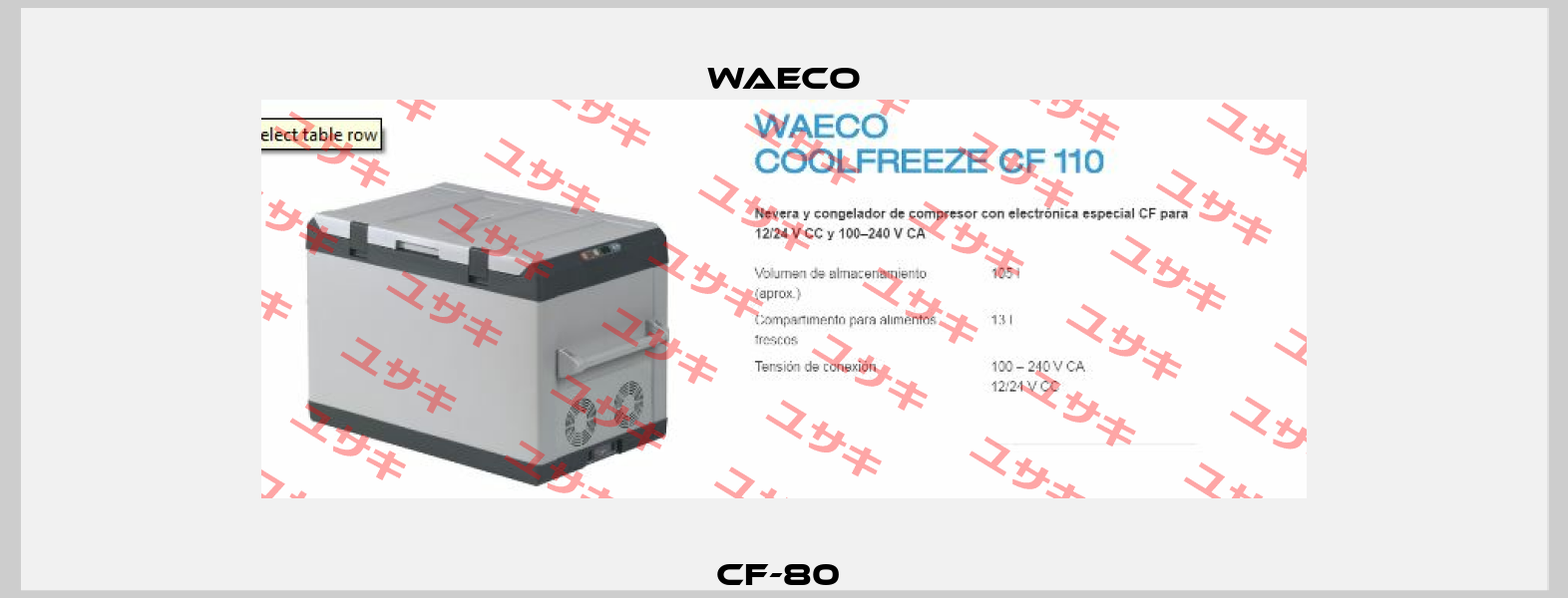 CF-80  Waeco
