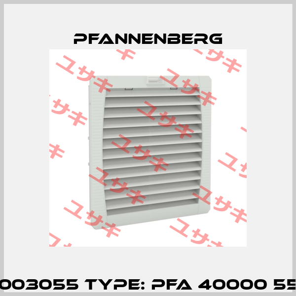 P/N: 11740003055 Type: PFA 40000 55 UV 7035 Pfannenberg