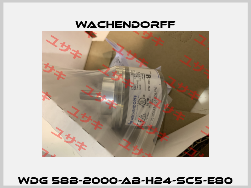 WDG 58B-2000-AB-H24-SC5-E80 Wachendorff