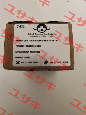 725I-S-S-6000-Q-HV-2-F-1-SX-Y-CE ACCU-CODER