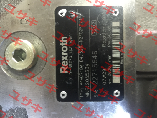 A4VG71DA1D4/32R-NZF02F021SH  Rexroth