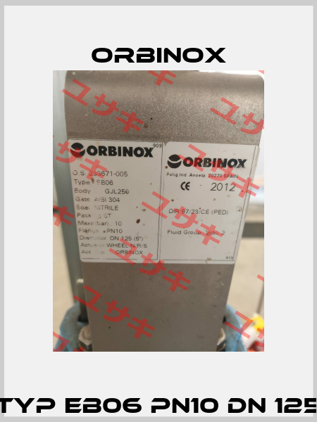 Typ EB06 PN10 DN 125 Orbinox