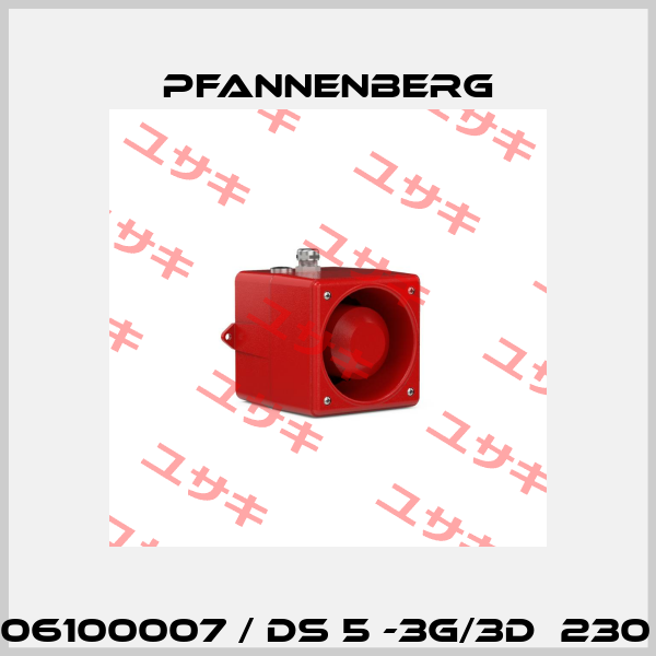 23106100007 / DS 5 -3G/3D  230 AC Pfannenberg