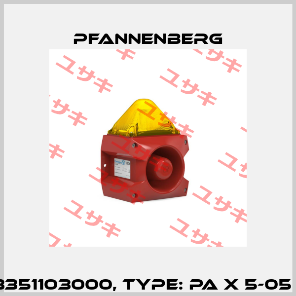 Art.No. 23351103000, Type: PA X 5-05 230 AC GE Pfannenberg