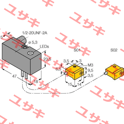 NI2-Q9.5-ADZ32-0.1-FSB5.4X4/S304 Turck