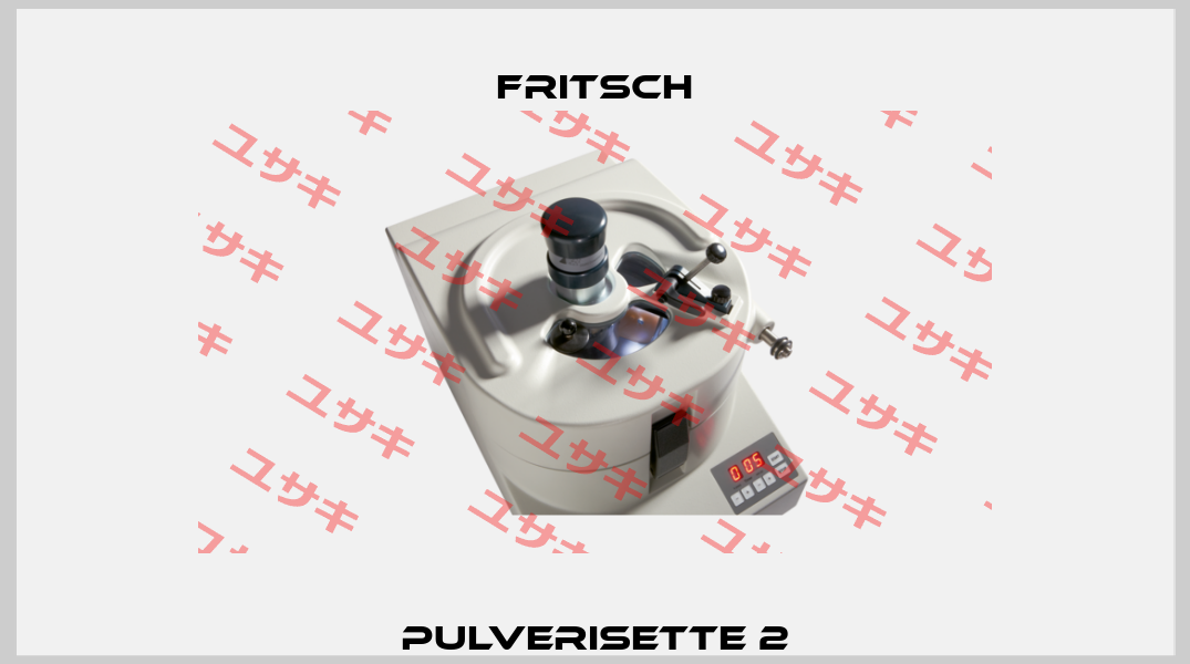 PULVERISETTE 2 Fritsch