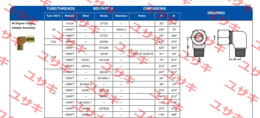 B10390-1 Bijur Delimon