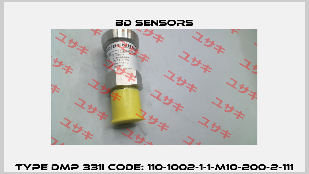 Type DMP 331i Code: 110-1002-1-1-M10-200-2-111 Bd Sensors